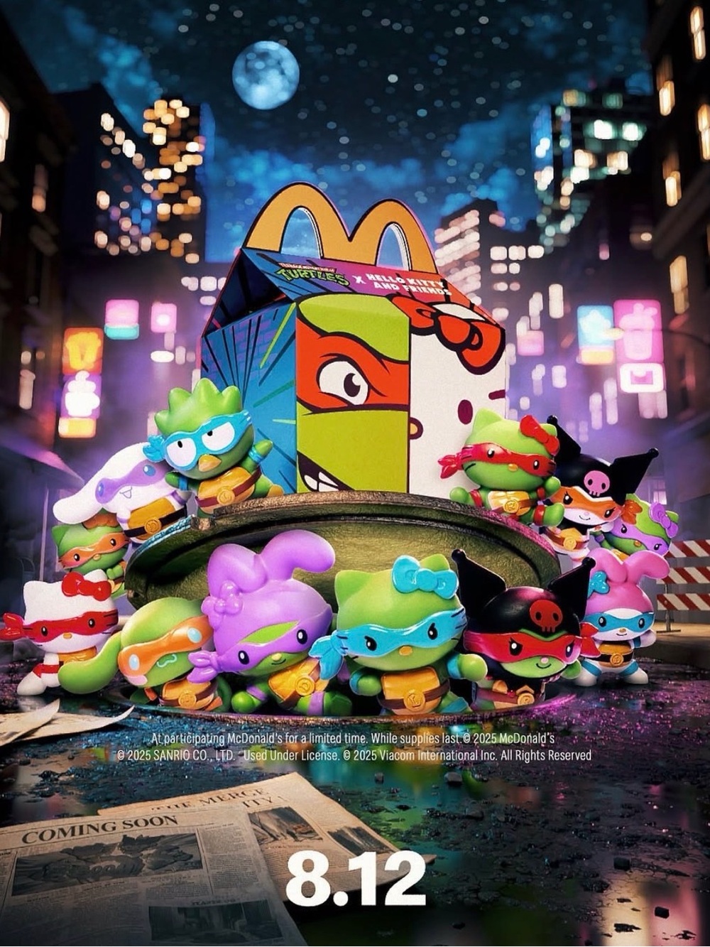 McDonald’s Hello Kitty x Ninja Turtles Donatello
